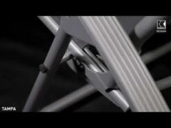 Kettler Tampa Bäderliege Aluminium/Batyline Silber/Anthrazit