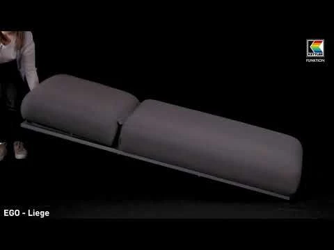 Kettler Ego Gartenliege 213x90x33cm Sunbrella Silber/Anthrazit 2 Kettler Ego Gartenliege 213x90x33cm Sunbrella Silber/Anthrazit – Bild 2