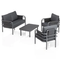 Kettler Wire Gartensessel Aluminium/Outdoorgewebe Anthrazit/Charcoal Grey -Kettler 1086231 9