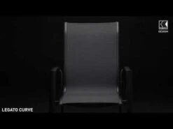 Kettler Legato Curve/Boulevard Gartenmöbelset 5-tlg. Anthrazit