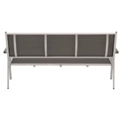 Kettler Basic Plus 3-Sitzerbank Aluminium/Textilene Silber/Anthrazit -Kettler 1224677 4 1