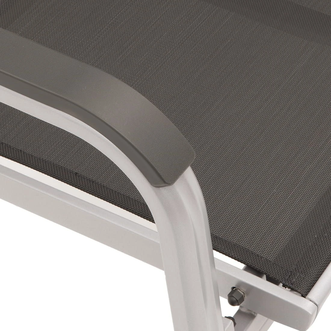 Kettler Basic Plus Gartenbank Aluminium/Textilene Silber/Anthrazit 5 Kettler Basic Plus Gartenbank Aluminium/Textilene Silber/Anthrazit – Bild 5