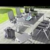 Kettler Cirrus Stapelsessel Aluminium/Outdoorgewebe Anthrazit/Anthrazit-Grau
