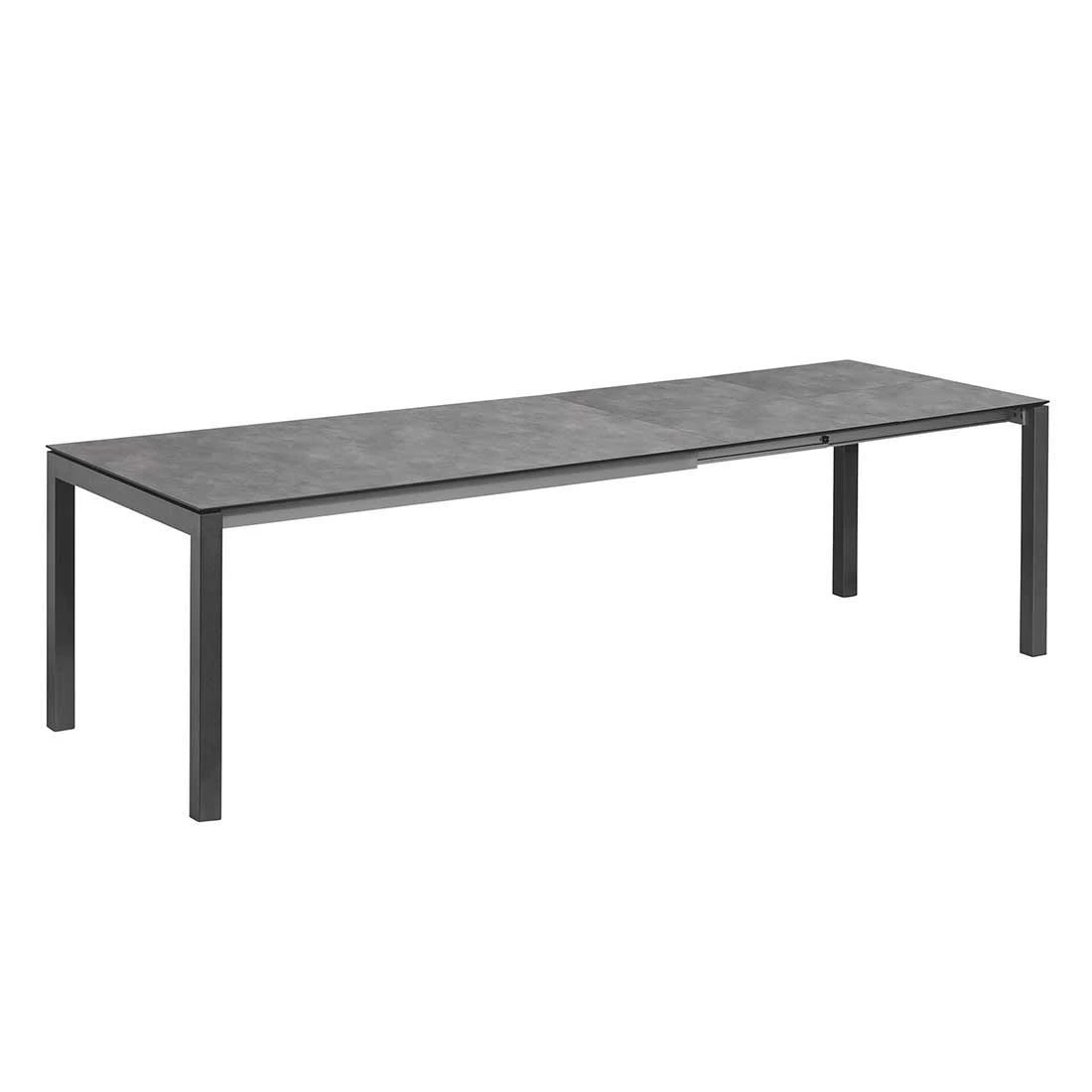 Kettler Cubic Ausziehtisch Aluminium/HPL Anthrazit/Anthrazit 4 Kettler Cubic Ausziehtisch Aluminium/HPL Anthrazit/Anthrazit – Bild 4