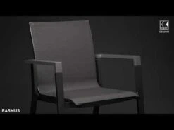 Kettler Rasmus Gartenmöbelset 5-tlg. Anthrazit/Charcoal