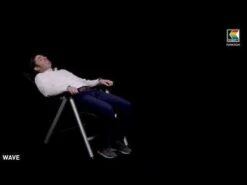 Kettler Wave Gartenmöbelset 5-tlg. Mit Tisch 160x90cm Silber