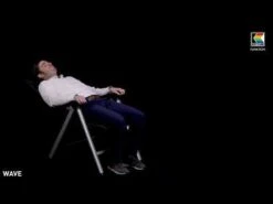 Kettler Wave Gartenmöbelset 5-tlg. Mit Gartentisch 160x95cm Silber