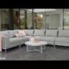 Kettler Ego Modular Loungeset Aluminium/Sunbrella® Anthrazit/Sooty