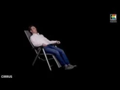 Kettler Cirrus Relaxsessel Aluminium/Textilene Silber/Anthrazitgrau