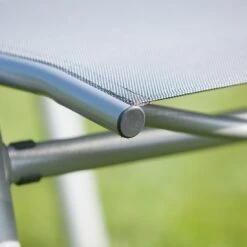 Kettler Cirrus Komfort-Stapelliege Aluminium/Textilene Silber/Anthrazitgrau -Kettler 790760 3 1