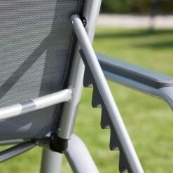 Kettler Cirrus Komfort-Stapelliege Aluminium/Textilene Silber/Anthrazitgrau -Kettler 790760 7 1