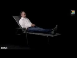 Kettler Cirrus Gartenliege Aluminium/Textilene Anthrazit/Anthrazit-Grau