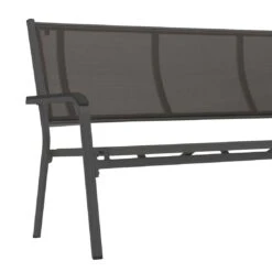 Kettler Basic Plus Gartenbank Aluminium/Textilene Anthrazit/Anthrazit -Kettler kettler basic plus 3 sitzerbank aluminium textilene anthrazit 1289929 3