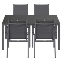 Kettler Basic Plus Gartenmöbel-Set 5-tlg.+ Tisch 160x90cm Anthrazit/Dark Grey 7 Kettler Basic Plus Gartenmöbel-Set 5-tlg.+ Tisch 160x90cm Anthrazit/Dark Grey -Kettler kettler basic plus gartenmoebel set 5 tlg tisch 160x90cm 1487544 4