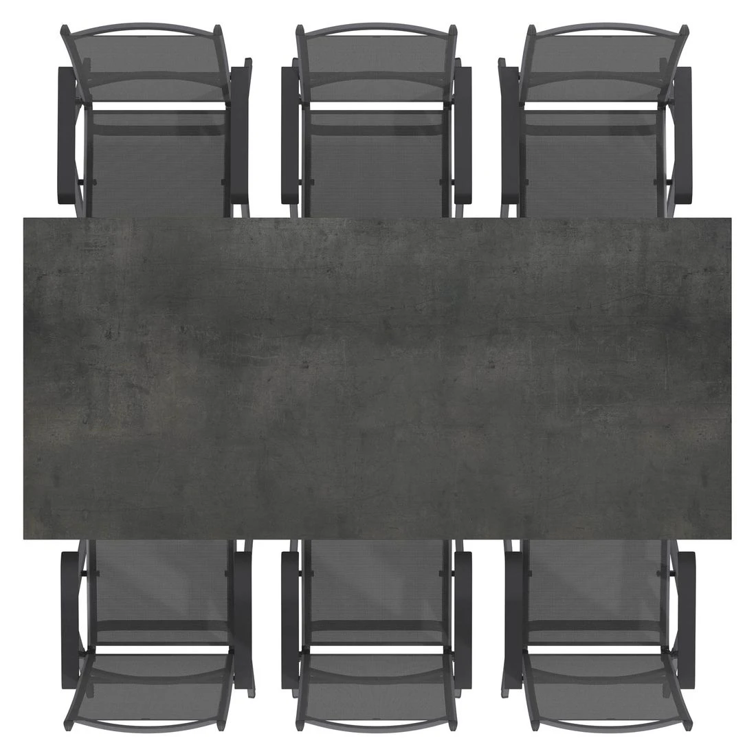 Kettler Basic Plus Gartenmöbel-Set 7-tlg. +Tisch 220x100cm Anthrazit 5 Kettler Basic Plus Gartenmöbel-Set 7-tlg. +Tisch 220x100cm Anthrazit – Bild 5