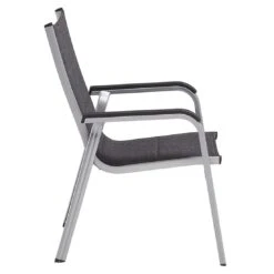 Kettler Basic Plus Gartenmöbelset 5-tlg. Mit Tisch 160x90cm Silber -Kettler kettler basic plus gartenmoebelset 4 tlg diningtisch 160x90cm 1393208 6