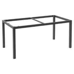 Kettler Basic Plus Gartenmöbelset 5-tlg. Mit Tisch 160x90cm Anthrazit -Kettler kettler basic plus gartenmoebelset 5 tlg mit tisch 160x90 1426505 5