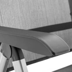 Kettler Basic Plus Gartenmöbelset 5-tlg.+Tisch 160x90cm Silber/Anthrazit -Kettler kettler basic plus gartenmoebelset 5 tlg tisch 160x90cm 1482605 6