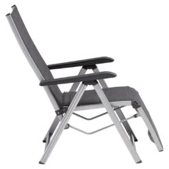 Kettler Basic Plus Relaxliege Aluminium/Outdoorgewebe Silber/Anthrazit Meliert -Kettler kettler basic plus relaxliege aluminium outdoorgewebe 1369294 5