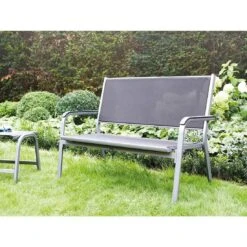 Kettler -Kettler kettler basicplus 2er gartenbank silber anthrazit 0301211 0000 2