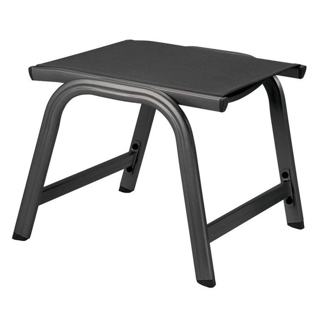 Kettler Basic Plus Gartenhocker Aluminium/Textilene Anthrazit 1 Kettler Basic Plus Gartenhocker Aluminium/Textilene Anthrazit