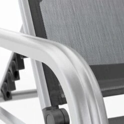 Kettler Basic Plus Stapelliege Aluminium/Textilene Silber/Anthrazit -Kettler kettler basicplus stapelliege silber anthrazit 0301214 0000 7
