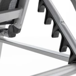 Kettler Basic Plus Stapelliege Aluminium/Textilene Silber/Anthrazit -Kettler kettler basicplus stapelliege silber anthrazit 0301214 0000 8