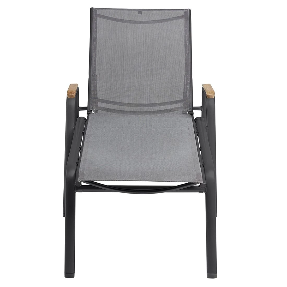 Kettler Cirrus Silver-Line Gartenliege Aluminium/Outdoorgewebe Anthrazit/Anthrazitgrau 3 Kettler Cirrus Silver-Line Gartenliege Aluminium/Outdoorgewebe Anthrazit/Anthrazitgrau – Bild 3