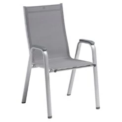 Kettler -Kettler kettler cirrus silver line stapelsessel alu outdoorgewebe 1369338 1