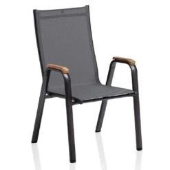 Kettler Cirrus Stapelsessel Aluminium/Outdoorgewebe Anthrazit/Anthrazit-Grau -Kettler kettler cirrus stapelsessel aluminium outdoorgewebe anthrazit anthrazit grau 1287454 1