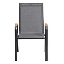 Kettler Cirrus Stapelsessel Aluminium/Outdoorgewebe Anthrazit/Anthrazit-Grau -Kettler kettler cirrus stapelsessel aluminium outdoorgewebe anthrazit anthrazit grau 1287454 2