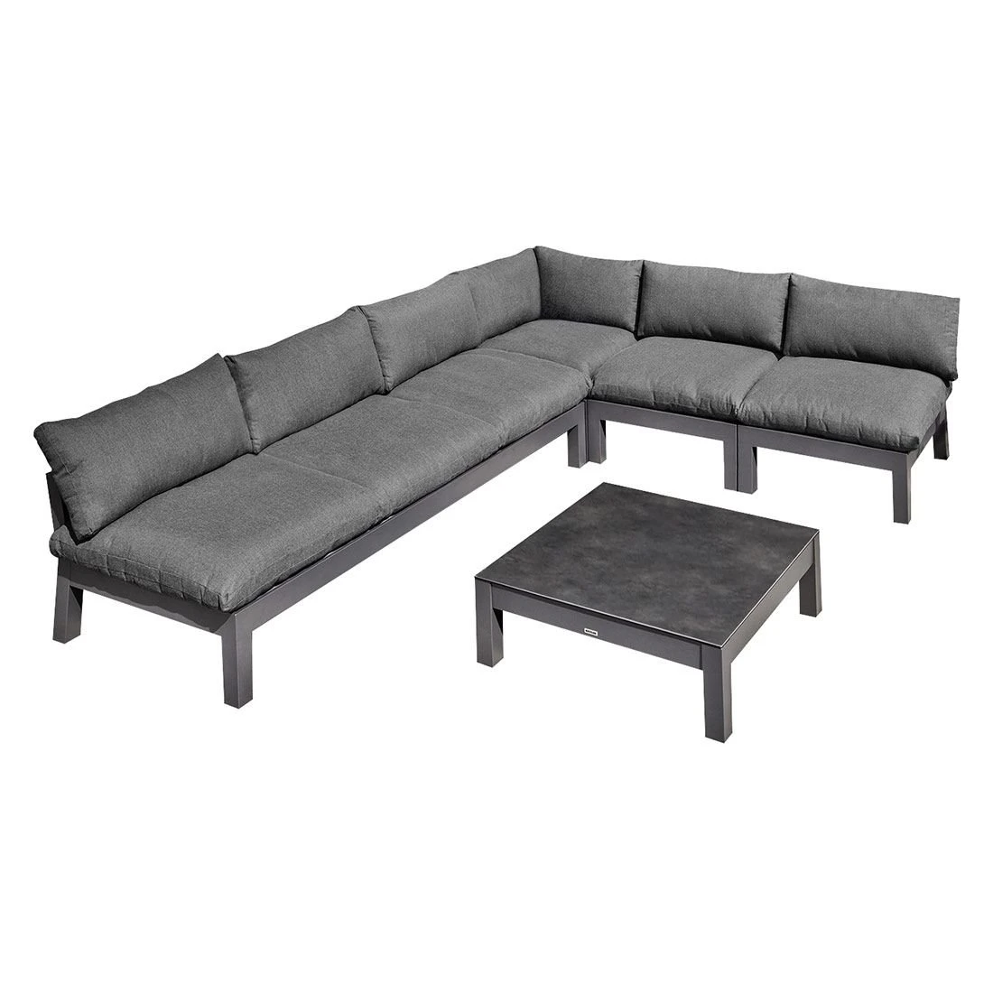 Kettler Comfort Ecklounge Aluminium/Agora Anthrazit Matt/Graphite 3 Kettler Comfort Ecklounge Aluminium/Agora Anthrazit Matt/Graphite – Bild 3
