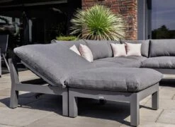 Kettler Comfort Hocker Aluminium/Agora Anthrazit Matt/Graphite -Kettler kettler comfort hocker aluminium acryl 1438528 8