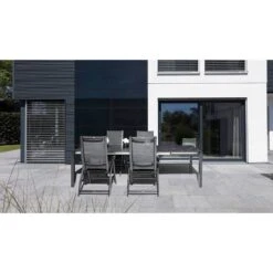 Kettler Cubic Ausziehtisch 210/270/330x95 Cm Aluminium/HPL Anthrazit/Anthrazit -Kettler kettler cubic ausziehtisch 210 270 330x95 cm edelstahl hpl anthrazit anthrazit 1292954 8