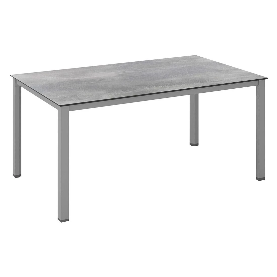 Kettler Cubic Gartentisch 160x95 Cm Aluminium/HPL Silber/Silbergrau 1 Kettler Cubic Gartentisch 160x95 Cm Aluminium/HPL Silber/Silbergrau