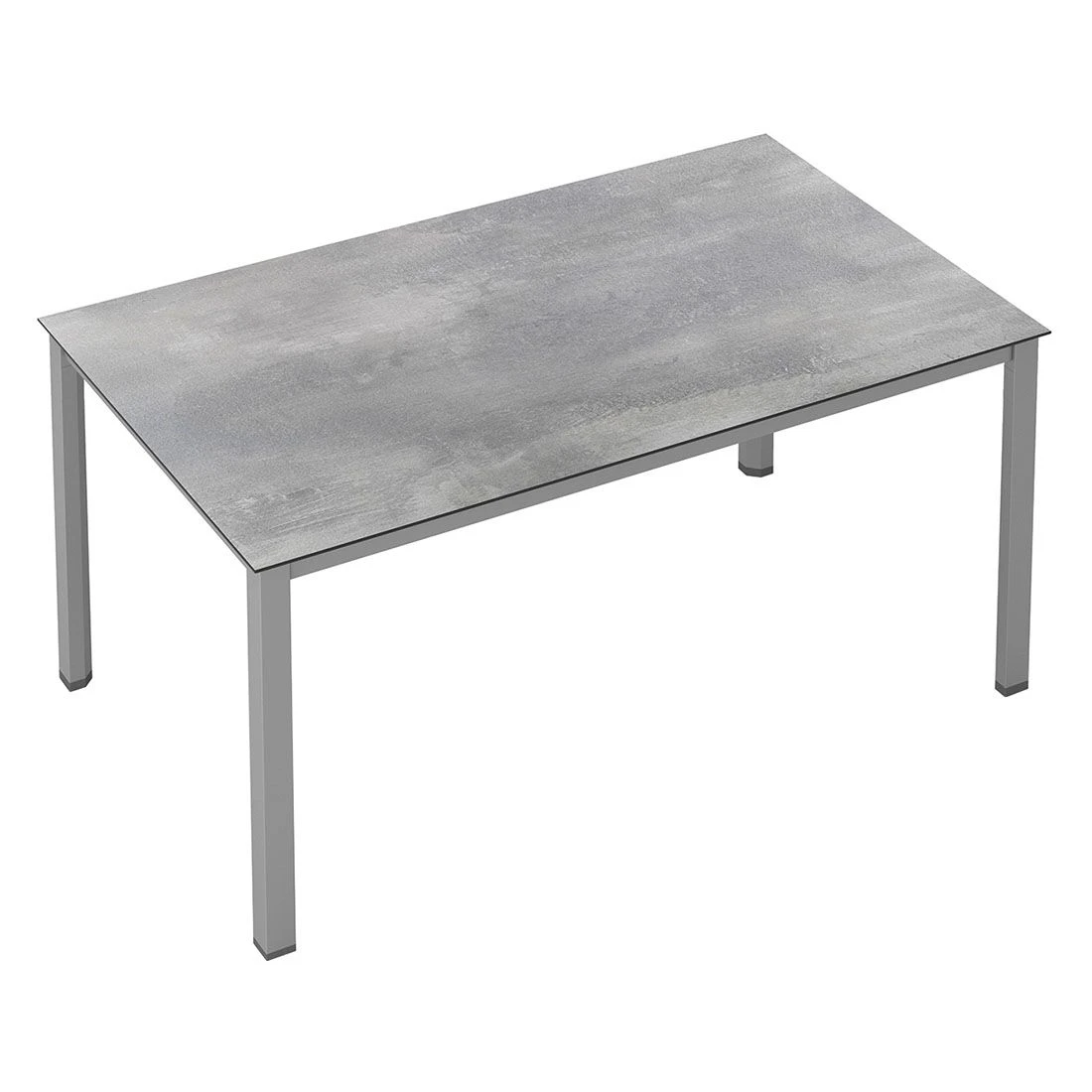 Kettler Cubic Gartentisch 160x95 Cm Aluminium/HPL Silber/Silbergrau 2 Kettler Cubic Gartentisch 160x95 Cm Aluminium/HPL Silber/Silbergrau – Bild 2