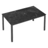 Kettler Cubic Gartentisch 160x95 Cm Aluminium/HPL Anthrazit/Marmor Grau