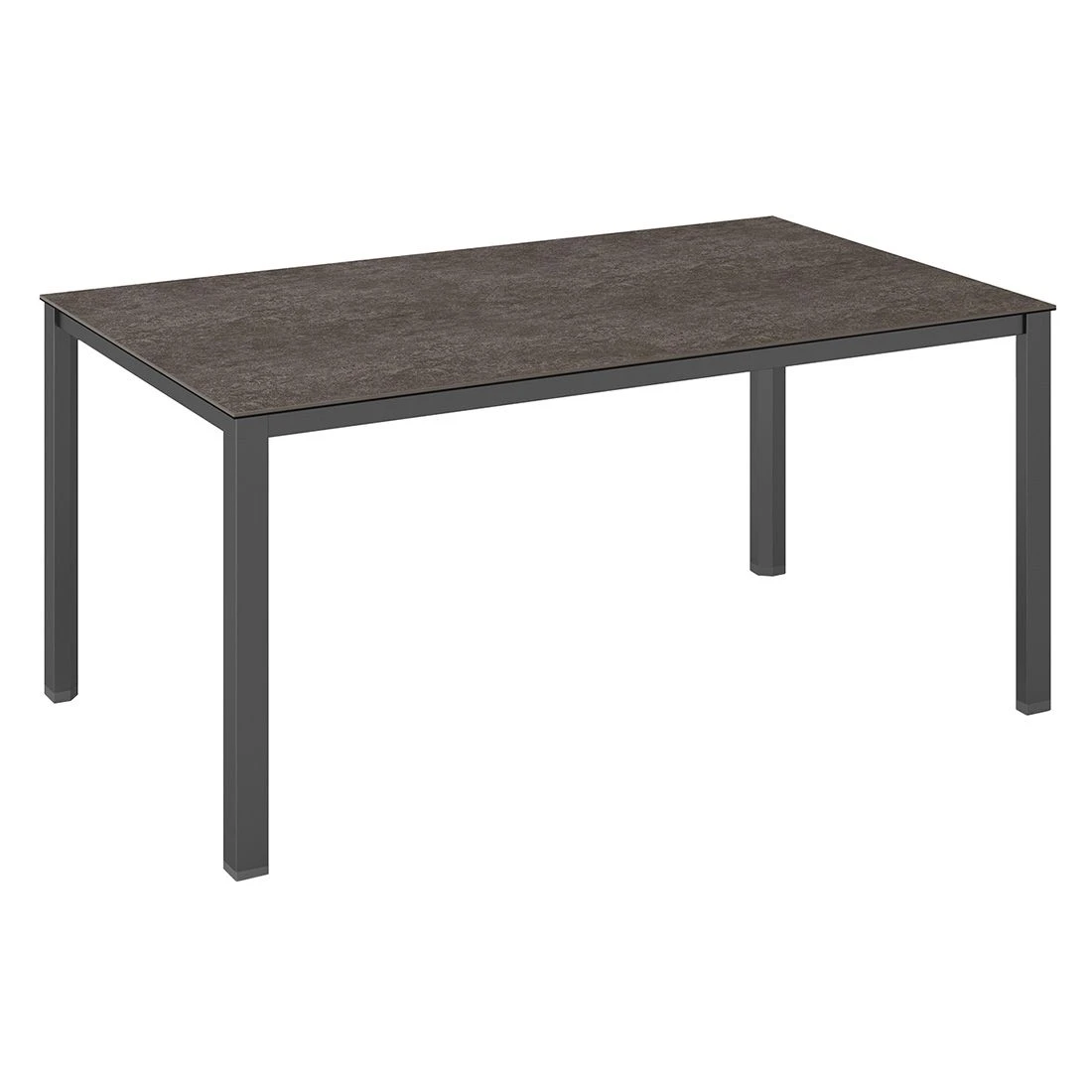 Kettler Cubic Gartentisch 160x95 Cm Aluminium/Keramik-Glas Anthrazit/Grau-Taupe 1 Kettler Cubic Gartentisch 160x95 Cm Aluminium/Keramik-Glas Anthrazit/Grau-Taupe