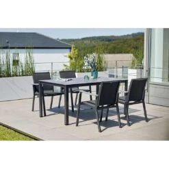Kettler Cubic Gartentisch-Gestell 220x95 Cm Aluminium Anthrazit -Kettler kettler cubic tischgestell 220x95cm aluminium anthrazit 1288114 2