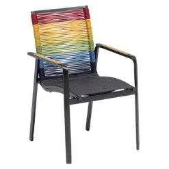 Kettler Diamond Gartenmöbel-Set 5-tlg. Tisch 95x95cm Anthrazit/Charcoal/Regenbogen -Kettler kettler diamond gartenmoebel set 5 tlg aluminium rope 1485124 3