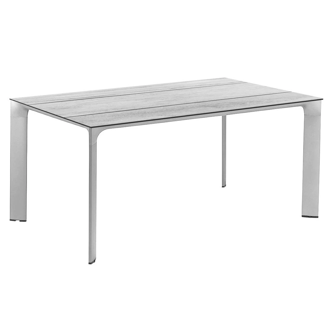 Kettler Diamond Gartenmöbel-Set 5-tlg. Tisch 160x95cm Silber/Flanelle 4 Kettler Diamond Gartenmöbel-Set 5-tlg. Tisch 160x95cm Silber/Flanelle – Bild 4