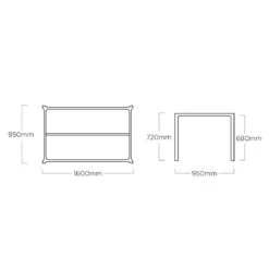 Kettler Diamond Gartenmöbel-Set 5-tlg. Tisch 160x95cm Anthrazit/Sooty -Kettler kettler diamond gartenmoebel set 5 tlg aluminium sunbrella 1485179 9
