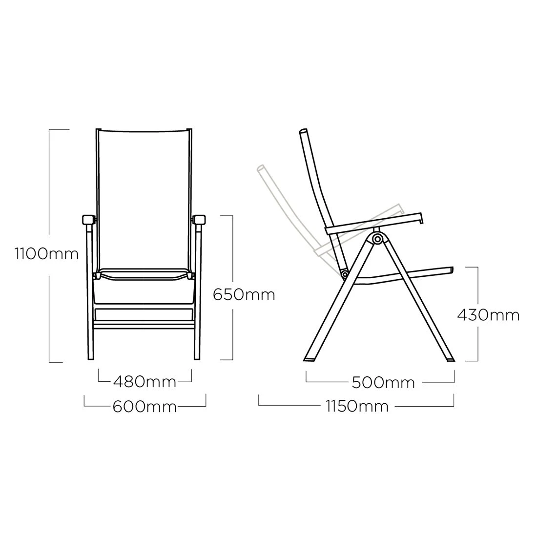 Kettler Diamond Gartenmöbel-Set 5-tlg. Tisch 160x95cm Anthrazit/Charcoal 10 Kettler Diamond Gartenmöbel-Set 5-tlg. Tisch 160x95cm Anthrazit/Charcoal – Bild 10