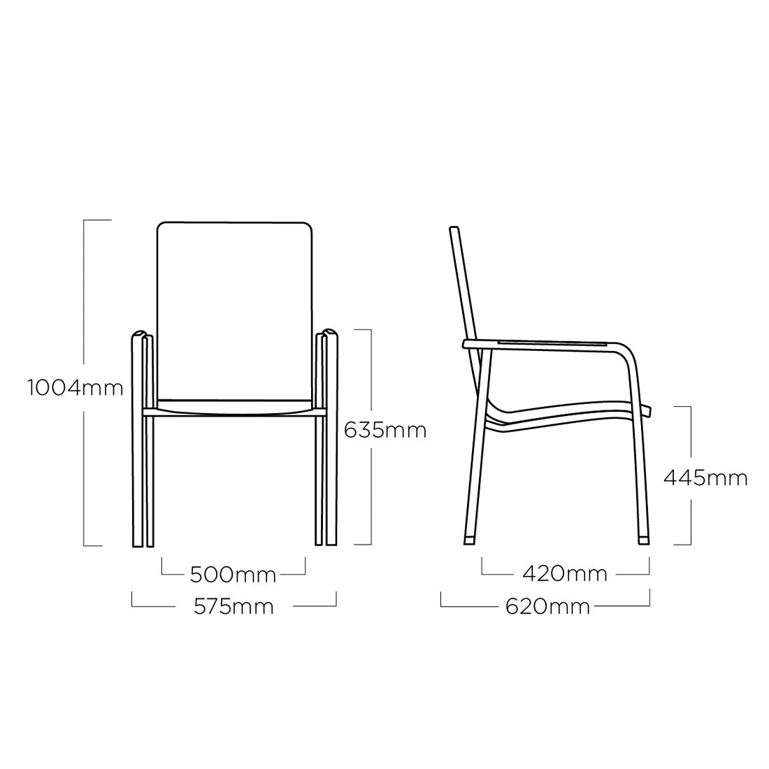 Kettler Diamond Gartenmöbel-Set 5-tlg. Tisch 160x95cm Anthrazit/Charcoal 9 Kettler Diamond Gartenmöbel-Set 5-tlg. Tisch 160x95cm Anthrazit/Charcoal – Bild 9