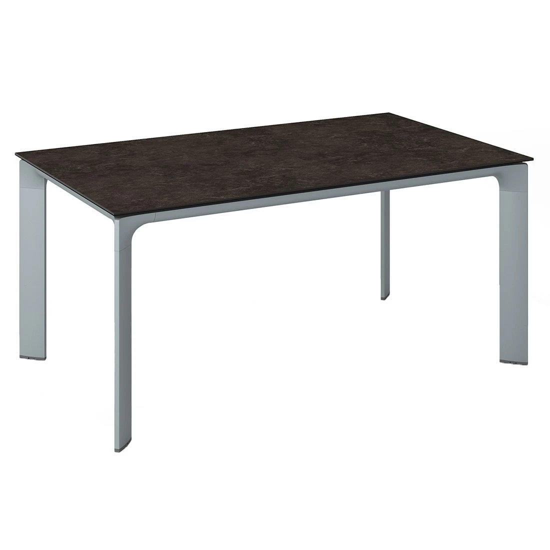 Kettler Diamond Gartentisch 180x95cm Alu/Keramik-Glas Silber/Anthrazit 1 Kettler Diamond Gartentisch 180x95cm Alu/Keramik-Glas Silber/Anthrazit