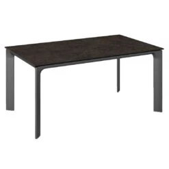 Kettler Diamond Gartentisch 180x95cm Alu/Keramik-Glas Anthrazit