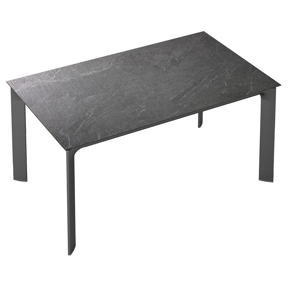 Kettler Diamond Gartentisch 180x95cm Aluminium/HPL Anthrazit/Jura Anthrazit 2 Kettler Diamond Gartentisch 180x95cm Aluminium/HPL Anthrazit/Jura Anthrazit – Bild 2