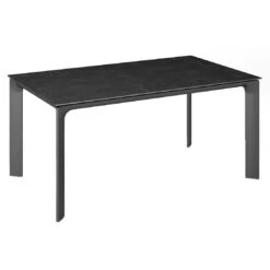 Kettler Diamond Gartentisch 220x95cm Alu/Keramik-Glas Anthrazit/Fossil Natur