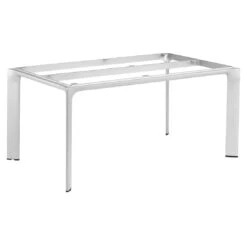 Kettler Diamond Gartentisch-Gestell 180x95cm Aluminium Silber