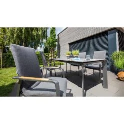 Kettler Diamond Gartentisch-Gestell 220x95 Cm Aluminium Anthrazit -Kettler kettler diamond tischgestell 220x95 cm edelstahl anthrazit 1183669 2 1
